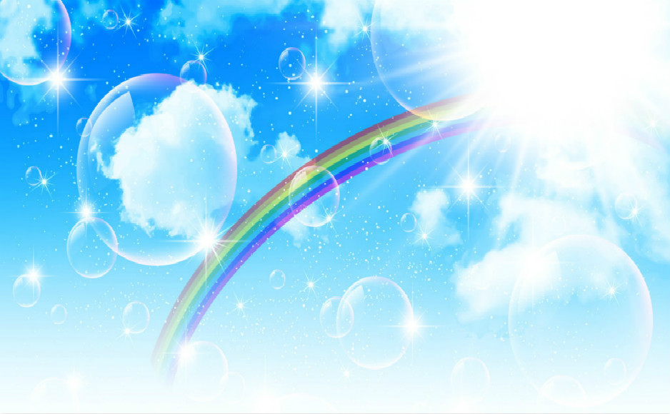 「2019-03-06」Try to be a rainbow in someone’s cloud. 美图壁纸
